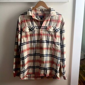 Mens Long Sleeve Organic Cotton Midweight Patagonia Fjord Flannel